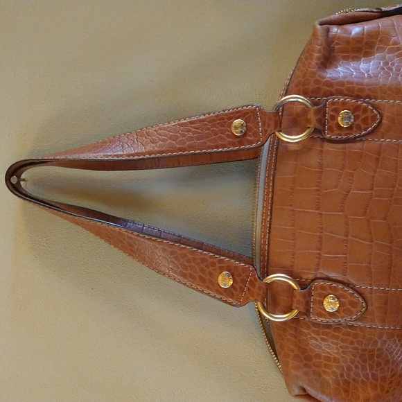 VGUC. Vintage Michael Michael kors alligator print leather handbag. - Picture 3 of 16